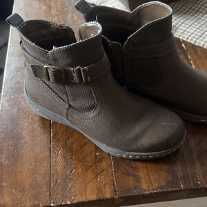 Brown Kids Ankle Boots